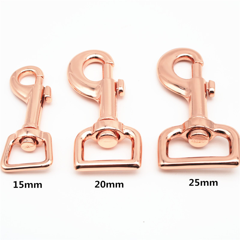 15mm 20mm 25mm Metal Carabiner Strap Seat Belt Buckle DIY Bag Pet Dog Leash Lobster Clip Hook Sewing Accessory Snap Clasp