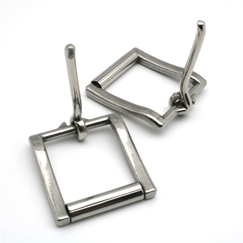 Polished Finish Stainless Steel  Buckle Single Prong Replacement Roller Belt Buckle Fits 30mm 34mm 38mm Wide Belt