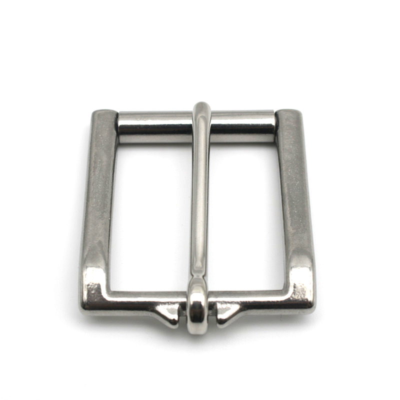 Polished Finish Stainless Steel  Buckle Single Prong Replacement Roller Belt Buckle Fits 30mm 34mm 38mm Wide Belt