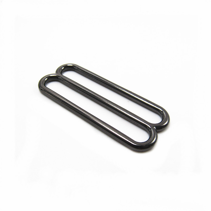 High Quality Bag Accessories Square 50mm Metal Tri Glide Adjust Slider Buckle For Bags