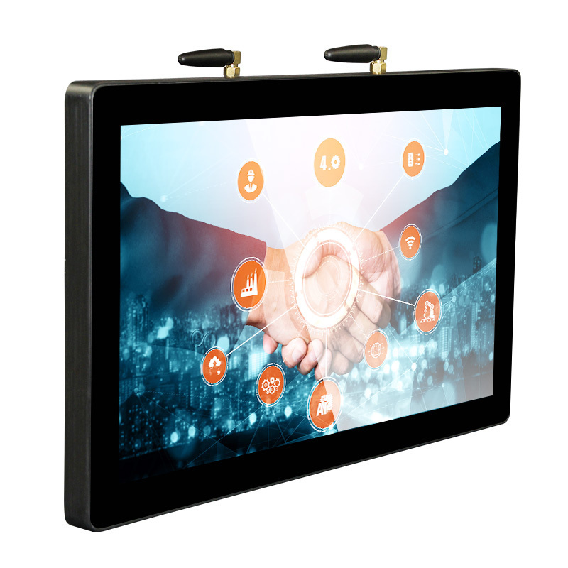 18.5 inch Customized Industrial Computer High Data Security Resistive Touch Touch Screen All in one Industrial Computer