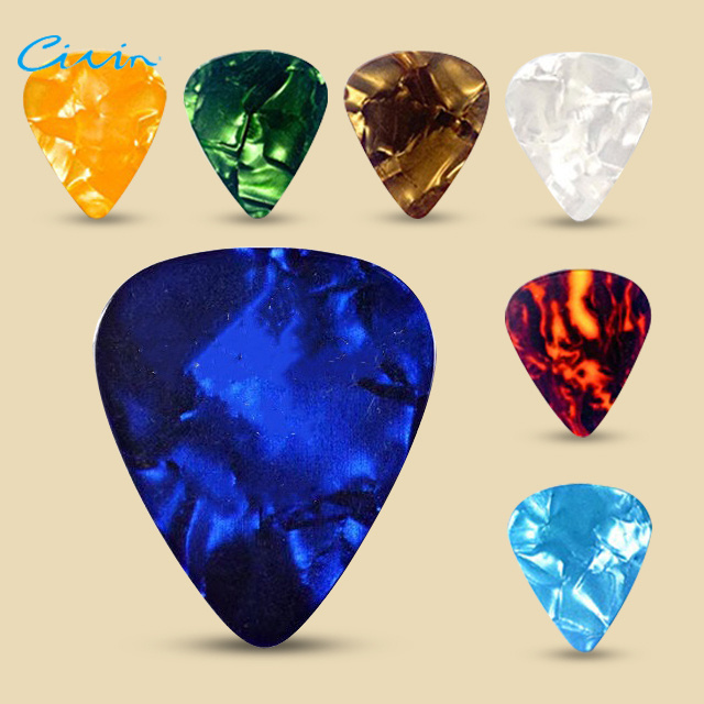 Oem Wholesale Musical Stringed Instrument Accessories Acoustic Electric Guitar Celluloid Picks