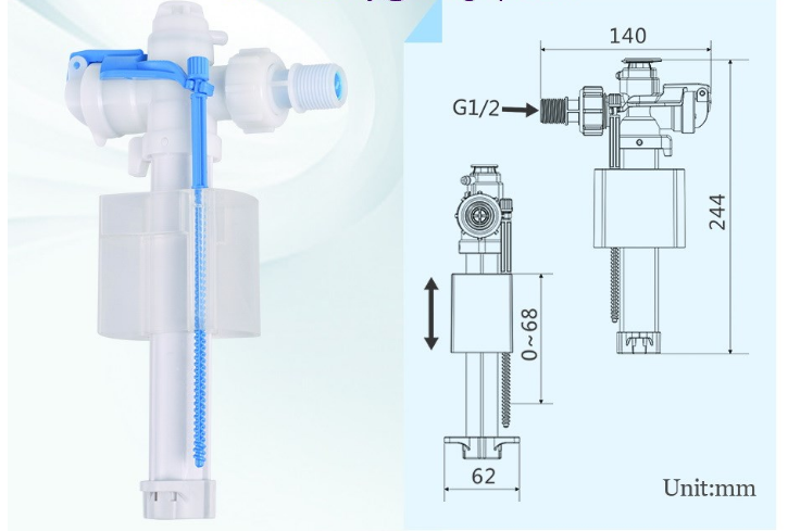 Quick installation repair kits fill valve