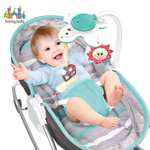 Konig Kids New Product Electric Baby Swing With Hanging Toys Infant Rocker Napper Chair Baby Swing Chair With Music And Lights