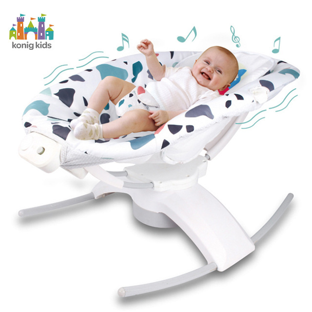 Konig Kids New 2 In 1 Baby Swing For Infants Motorized Vibrating Chair Swing Baby Products Baby Bouncer Rocking Rocker Napper