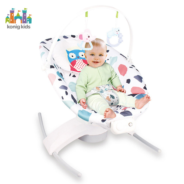 Konig Kids New 2 In 1 Baby Swing For Infants Motorized Vibrating Chair Swing Baby Products Baby Bouncer Rocking Rocker Napper