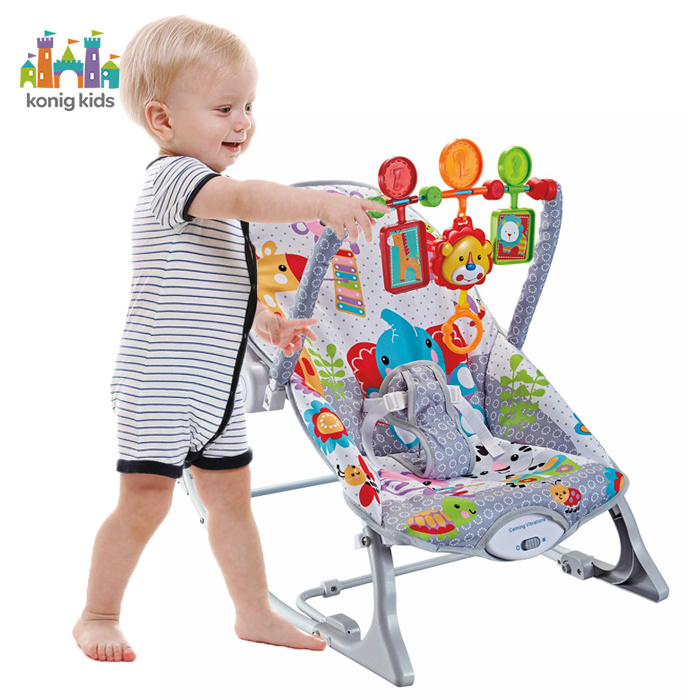 Konig Kids Baby Bouncer With Vibrating Swing Infant Seat Baby Rocking Chair Rocking Sleeper Baby Rocker