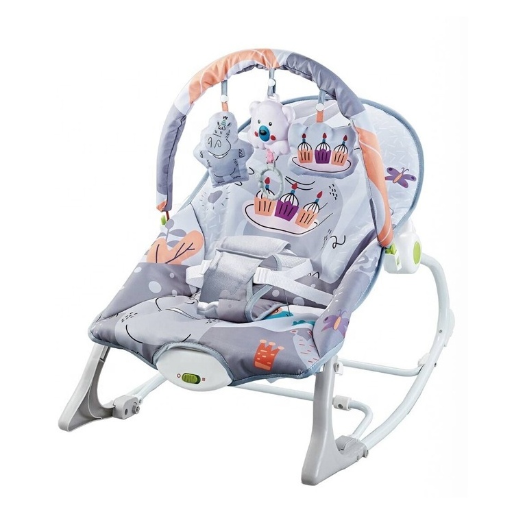 Konig Kids Baby Bouncer Seat With Music Soothing Baby Swing Chair Baby Rocker Napper Chair