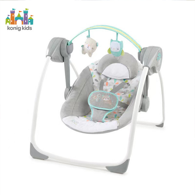 Konig Kids Hot Selling Electric Baby Swing Automatic Hands-Free Baby Bouncer Seat BRocker Chair Baby Swing