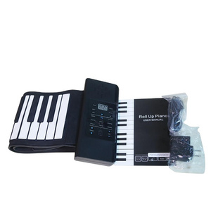 Silicone children electronic organ musical toys learning piano keyboard