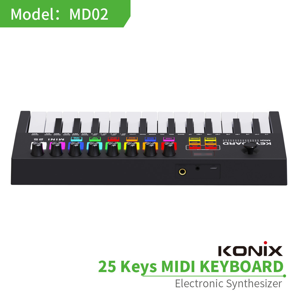 New Good Quality 25 Key Midi Keyboard Controller Digital Music Mini Piano M Audio Midi Keyboard