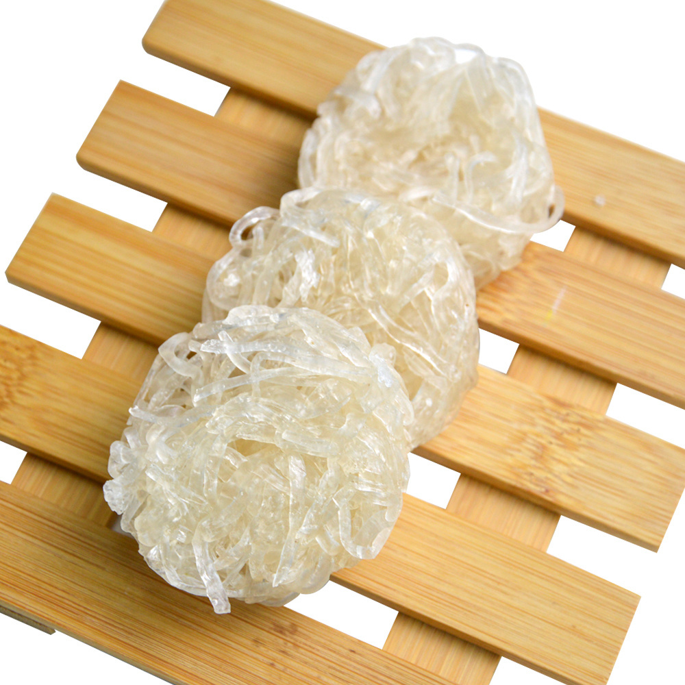 Healthy keto food dried shirataki noodles with high dietary fiber Low calories de konjac pasta