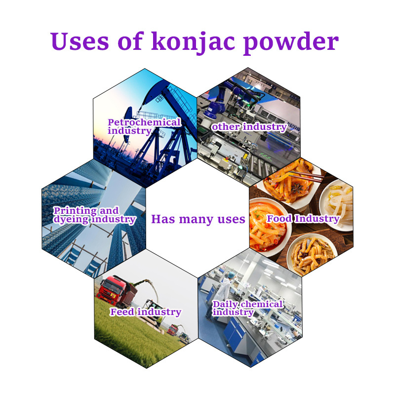 Factory wholesale China glucomannan konjac powder multifunctional high quality konjac powder plant extract konjac powder 25kg