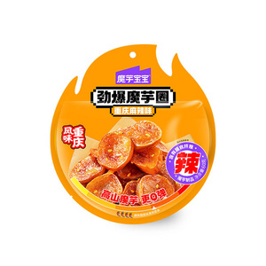 Top quality 60g Chongqing spicy flavor konjac chips high dietary fiber vegetarian konjac snacks low calorie weight loss