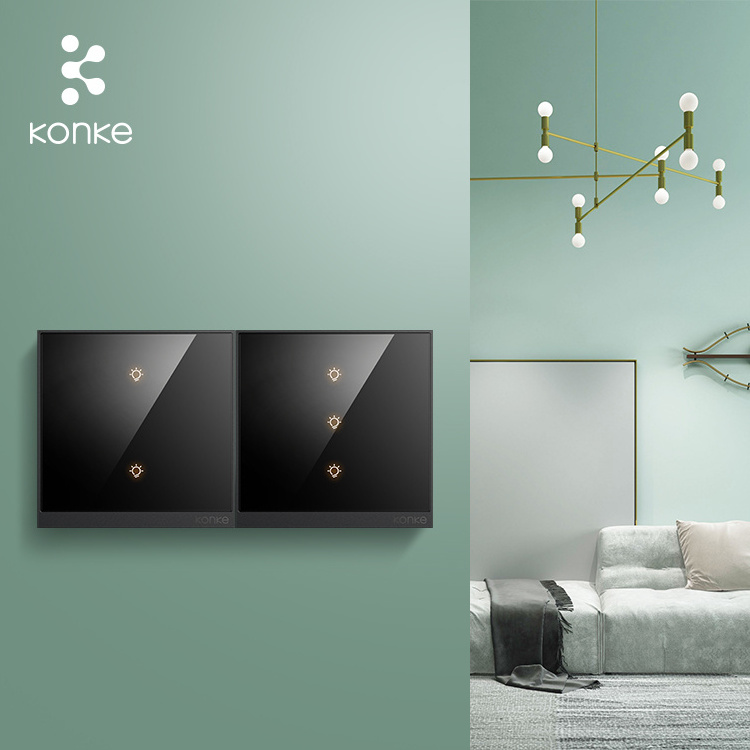 KONKE smart light switch 123 gang touch screen smart switch home