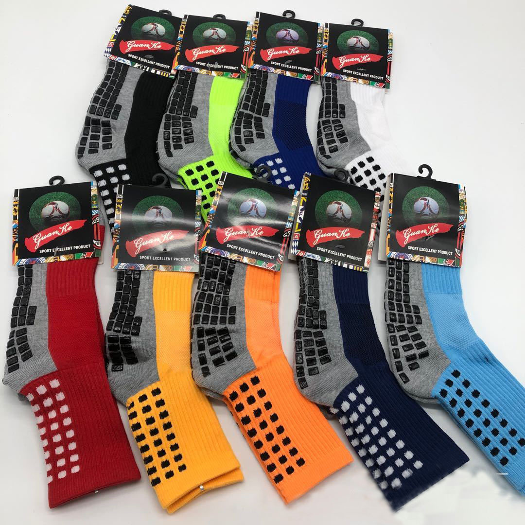 KonLee football soccer high quality socks custom knit manufacturer anti slip men short sock meias football socks