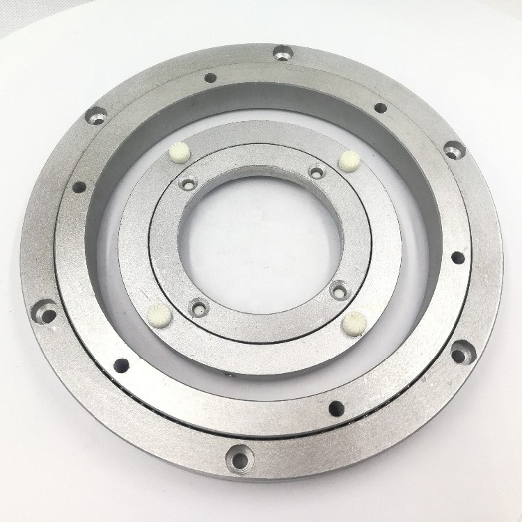 Swivel Plate Furniture Hardware Rotating Mechanism Revolving Ring 200 mm 8 inch Aluminum Round Turntable Lazy Susan Bearing