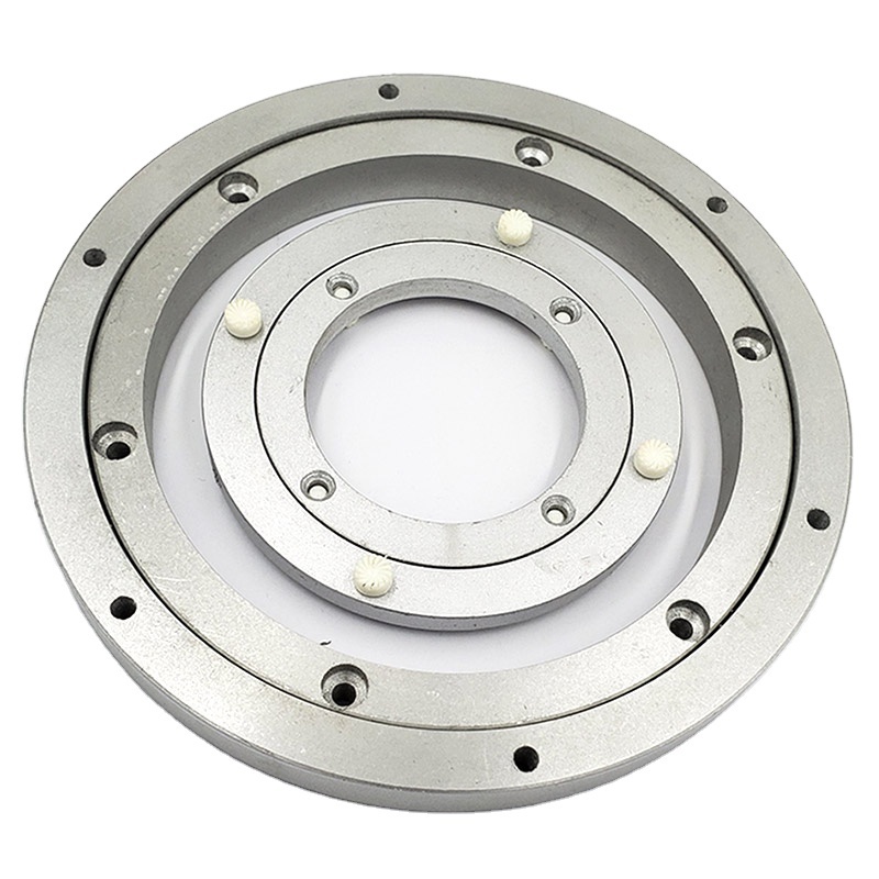 Swivel Plate Furniture Hardware Rotating Mechanism Revolving Ring 200 mm 8 inch Aluminum Round Turntable Lazy Susan Bearing