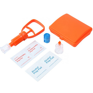 Venom Extractor kit for insect snake bite Bee sting poison extractor Pump outdoor first aid kit tourniquet One-hand operation