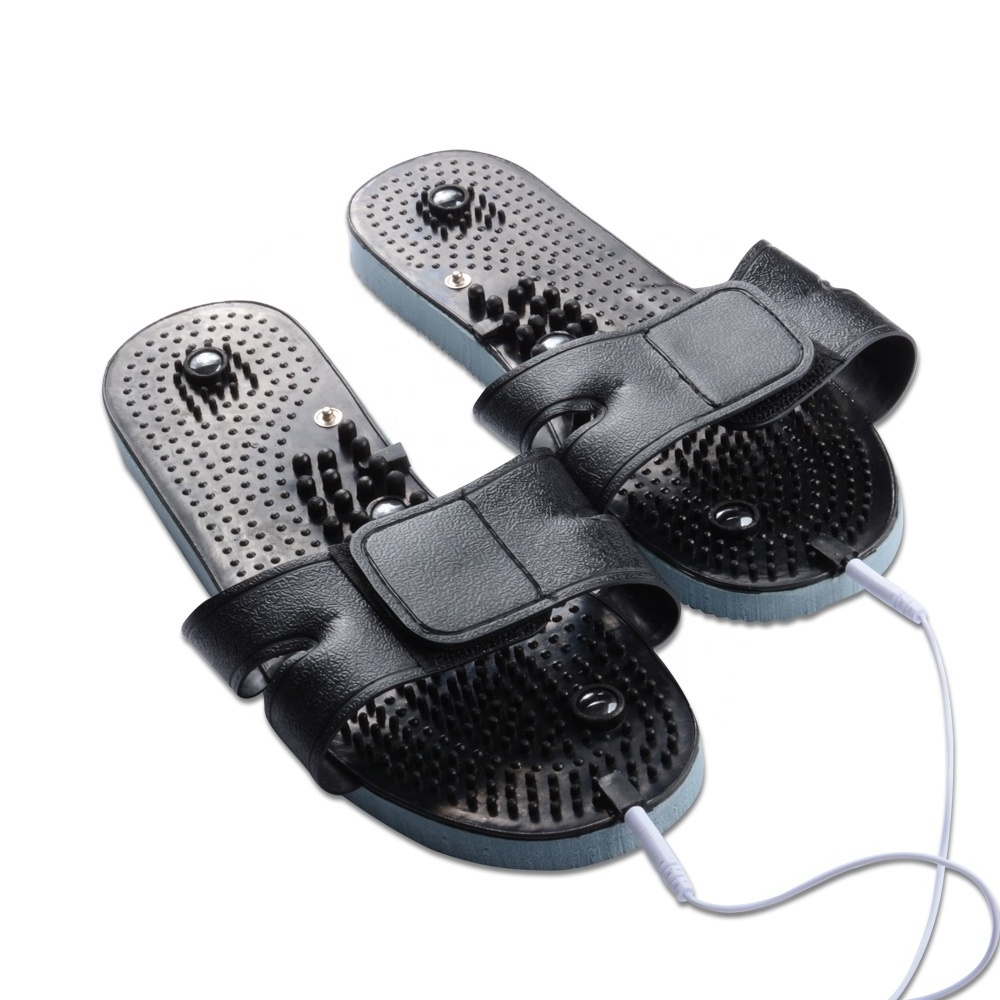 Free size Tens therapy massage slipper electric vibrating slippers