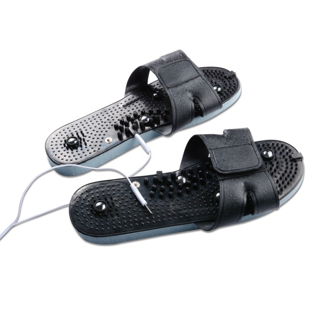 Free size Tens therapy massage slipper electric vibrating slippers