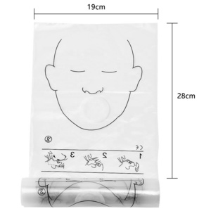 KM-110 Hot sale CPR mask in roll different size available breathing CPR face barrier mask for first aid training OEM support