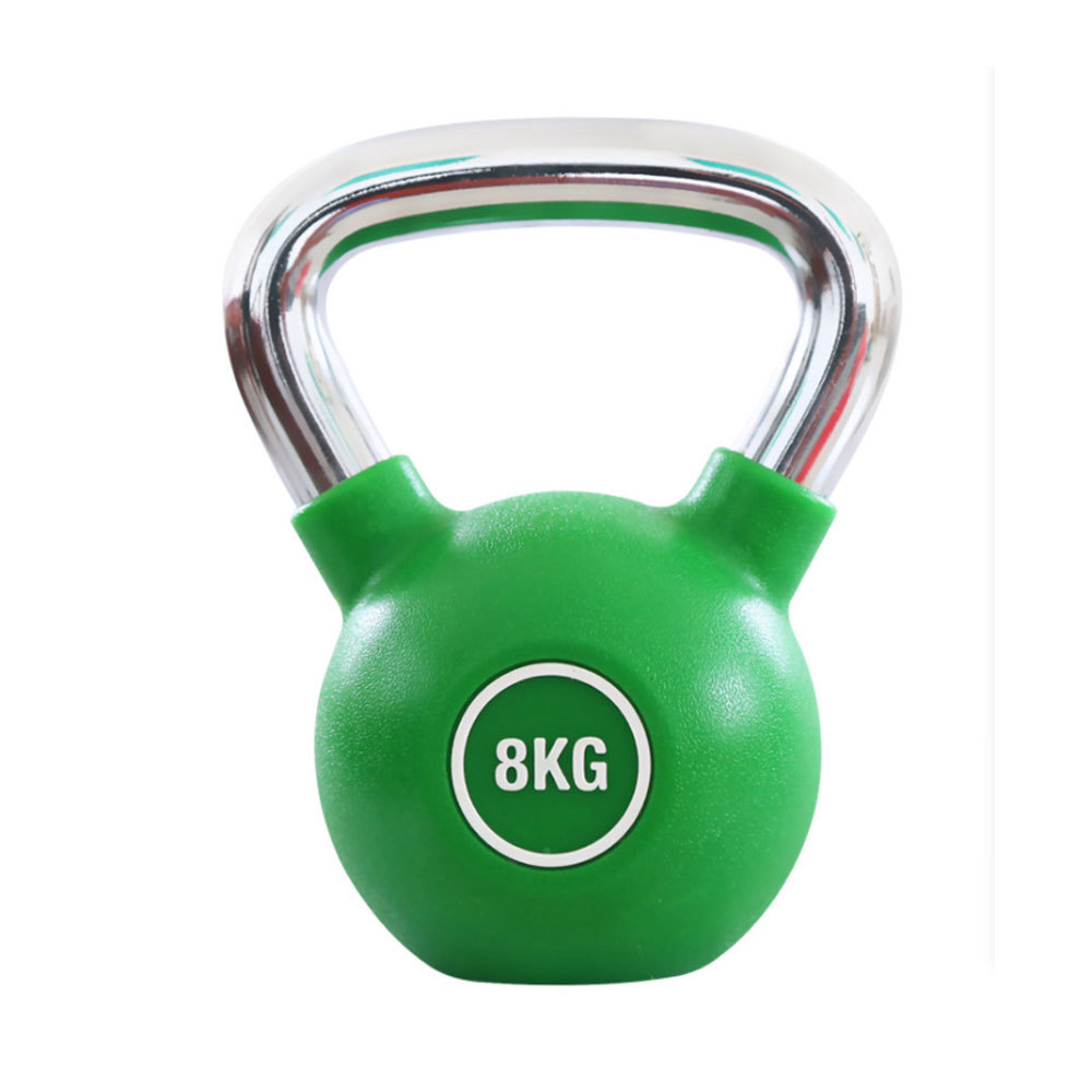 High Quality Comfortable Grip CPU Kettlebell Bright Color Standard Competitive Kettlebell 8KG 10KG 12KG 14KG