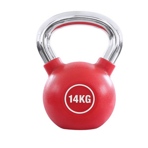 High Quality Comfortable Grip CPU Kettlebell Bright Color Standard Competitive Kettlebell 8KG 10KG 12KG 14KG