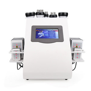 Portatil corporal lipolaser 40K cavitation 6 en 1 liposuction ultrasonic professional lipo laser slimming machine