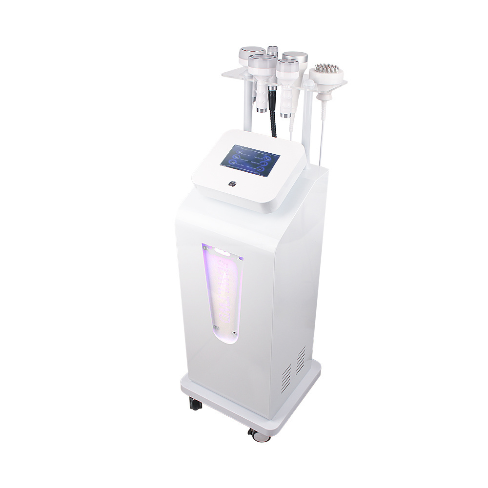 2021 5D 80K cavitation ultrasonic 6 in 1 rf fat cavitation vacuum BIO slimming body contour sculpting machine