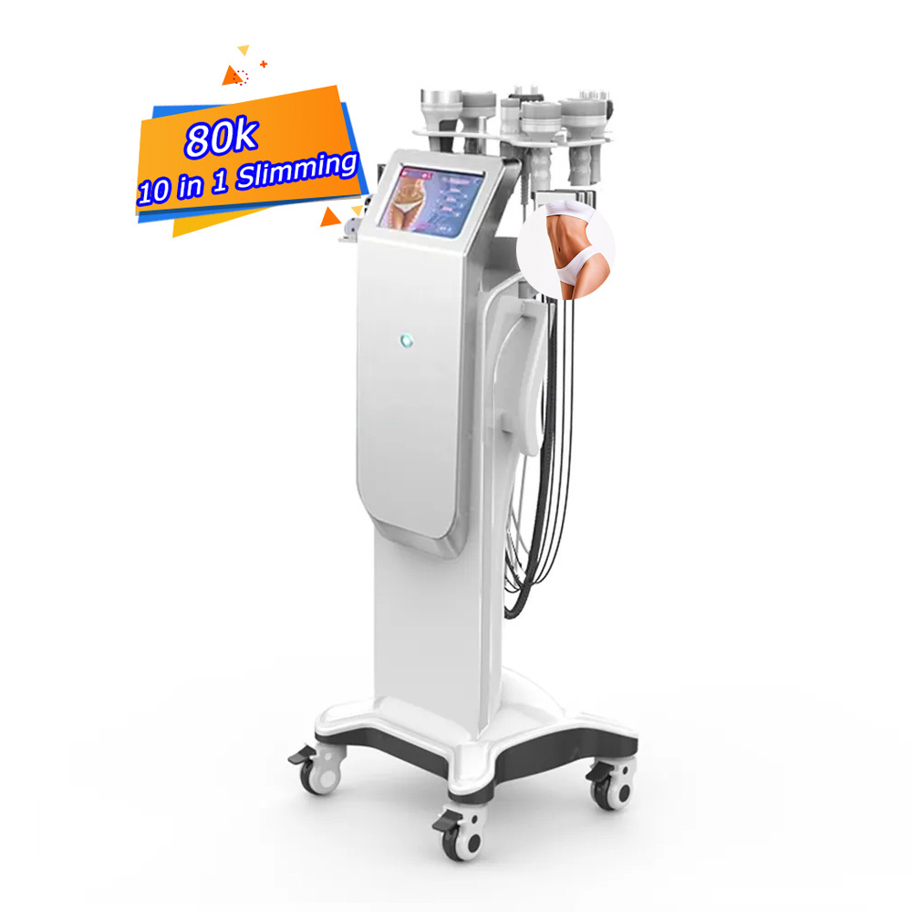 Salon 80k quick fat loss lipo rf body cavit slimming machine 80k 10 in 1