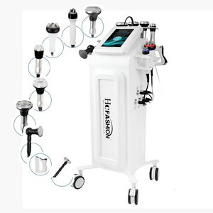 Vertical 9 in 1 radiofrequency 448k ret cet rf lipo 40k cavitation Vacuum RF body slimming machine