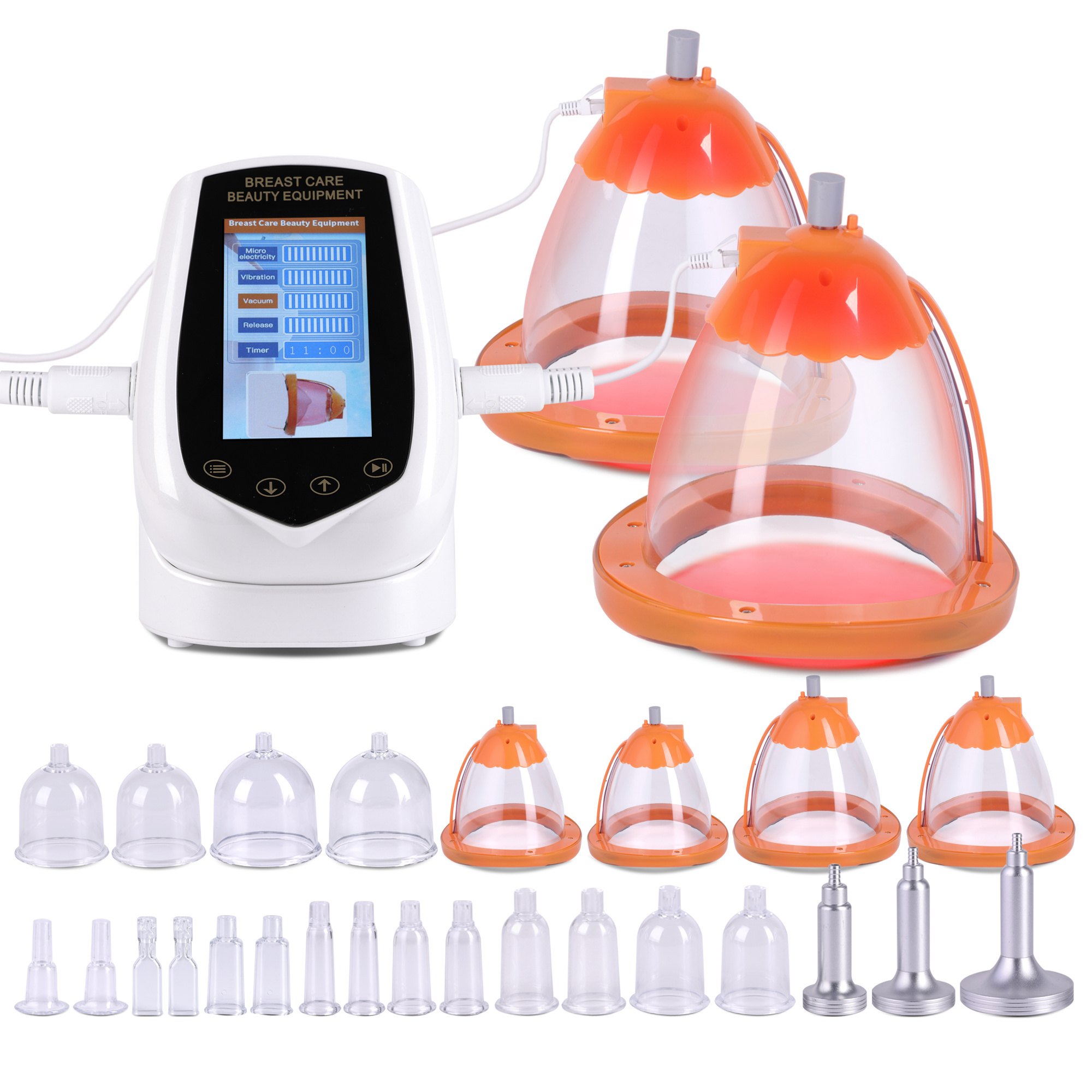 New butt breast enlargement vibrating massager machine vacuum therapy breast enhancement machine