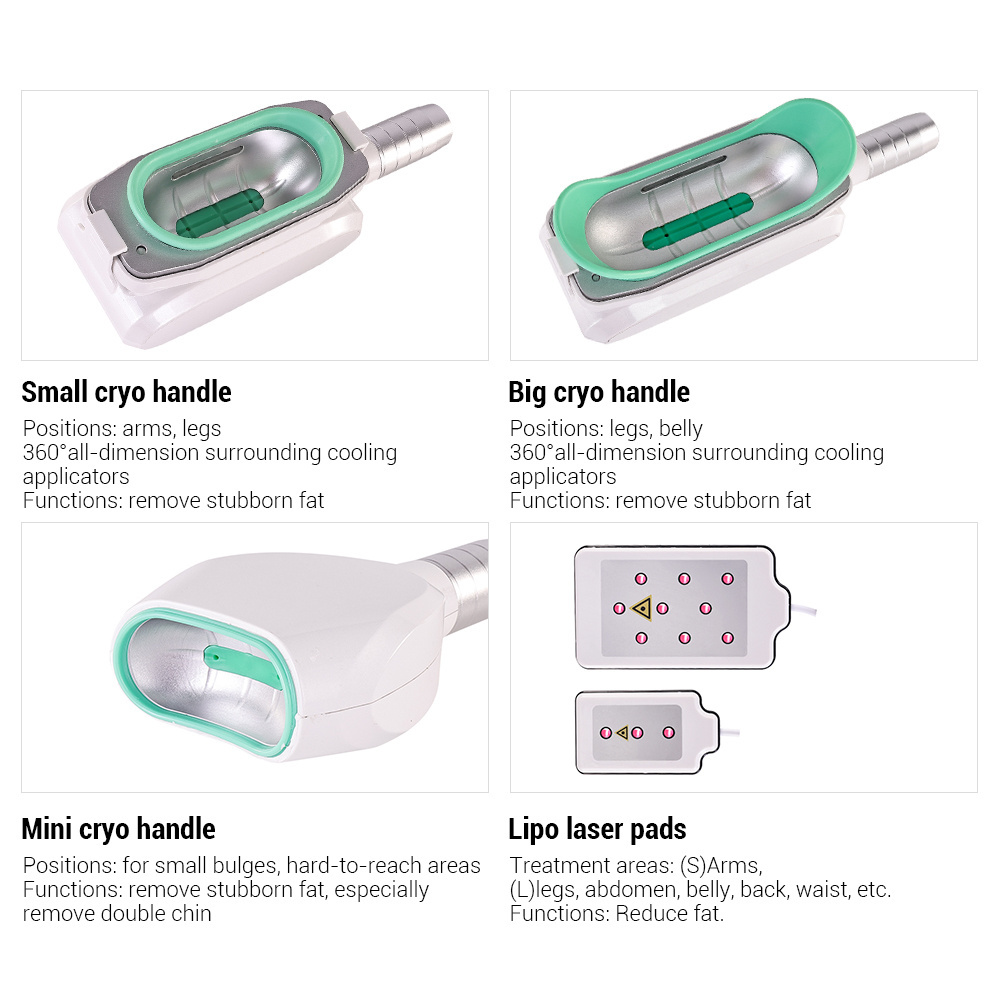 9 in 1 double chin freeze fat cavitation rf 360 cryo slimming machine criolipolisis machine cryolipolysis lipo laser