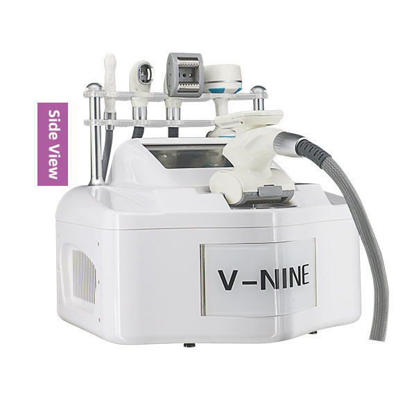 Hot portable 40k cavitation V9  vela vacuum shape roll machine vacuum rf roller cellulite reduction machine