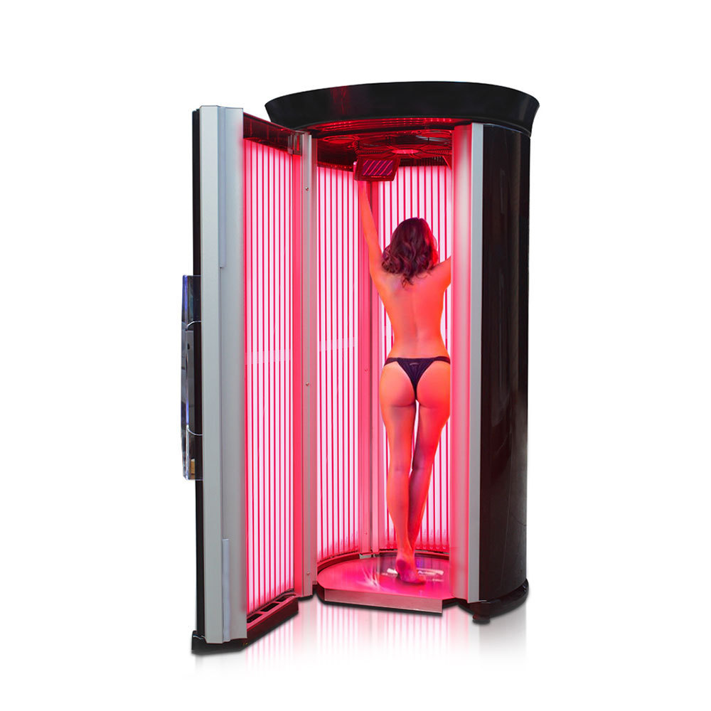 2021 newest high power solarium machine stand up sun tan beds infrared tanning bed