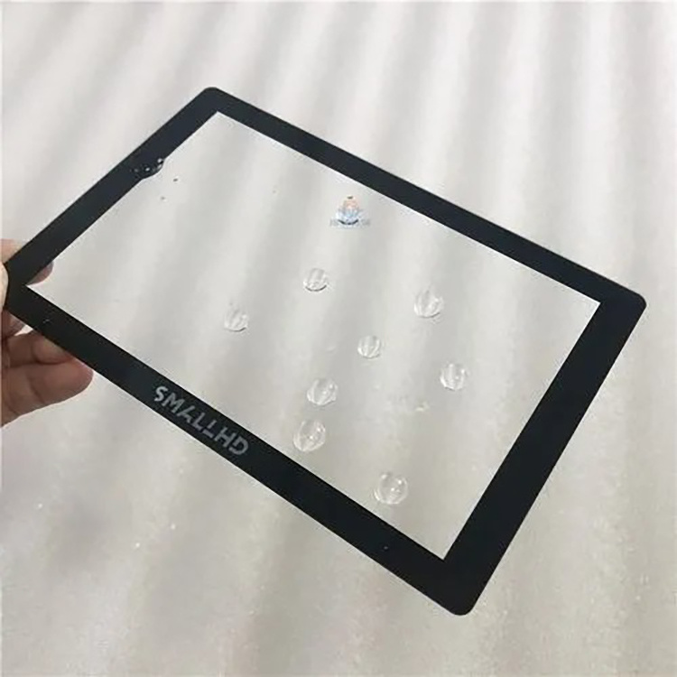 Customized Silk Screen Printing  Display cover glass Toughened Tempered anti reflective AR AF coating glass