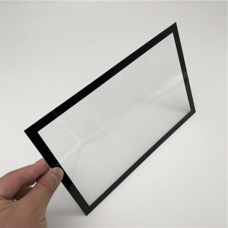 Customized Silk Screen Printing  Display cover glass Toughened Tempered anti reflective AR AF coating glass