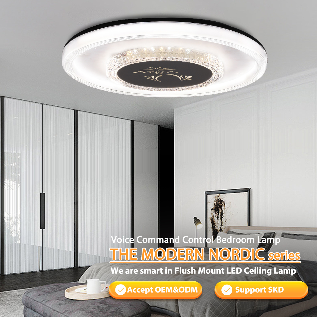 NEW indoor led home lighting bedroom surface mounted Modern  round led light ceiling for room decorating light