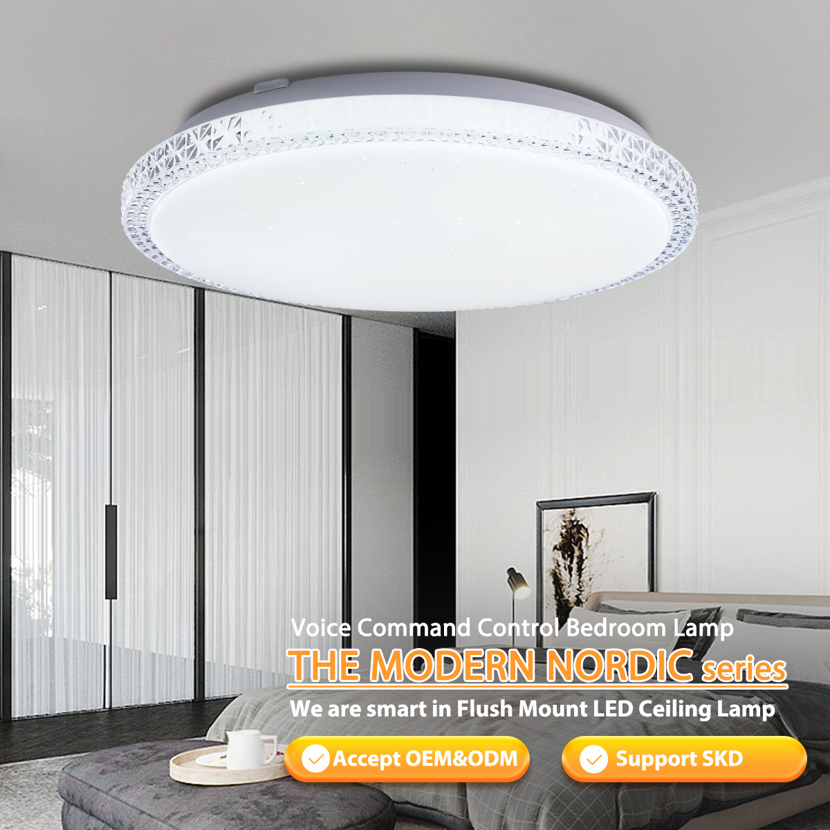 40w wifi modern led ceiling light smart for home led indoor motion sensor flat ceiling light pop light fitting ceiling