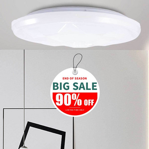 Round Lamp 3cct Modern Creative Chandelier Home Modern Plastic Led Flush Mount Led Ceiling Lights For Living Room Bedroom