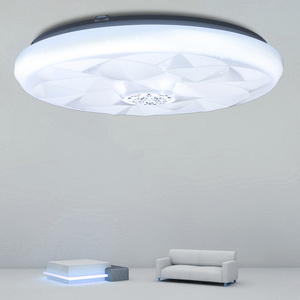 Smart  Led Ceiling Light Fixtures 30w 2700k-6500k Dimmable With 16 Million Colors App Control Compatible Ceiling Lamp