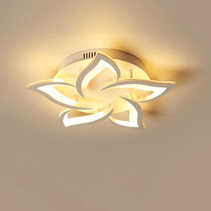 Hot Sale Smart Lighting APP Control Acrylic Flower Lamp Fixtures Dimmable Modern Living Room Bedroom Home 252W LED Ceiling Light