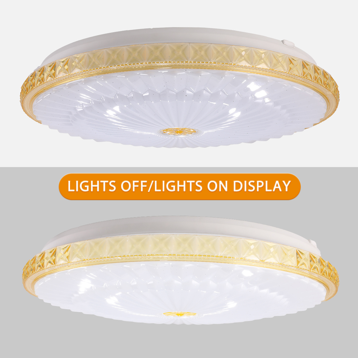 Super Slim Flush Mount CCT adjustable 20W 32W Surface Mount LED Light Fixture for Bedroom Kitchen acrylic Ceiling Light