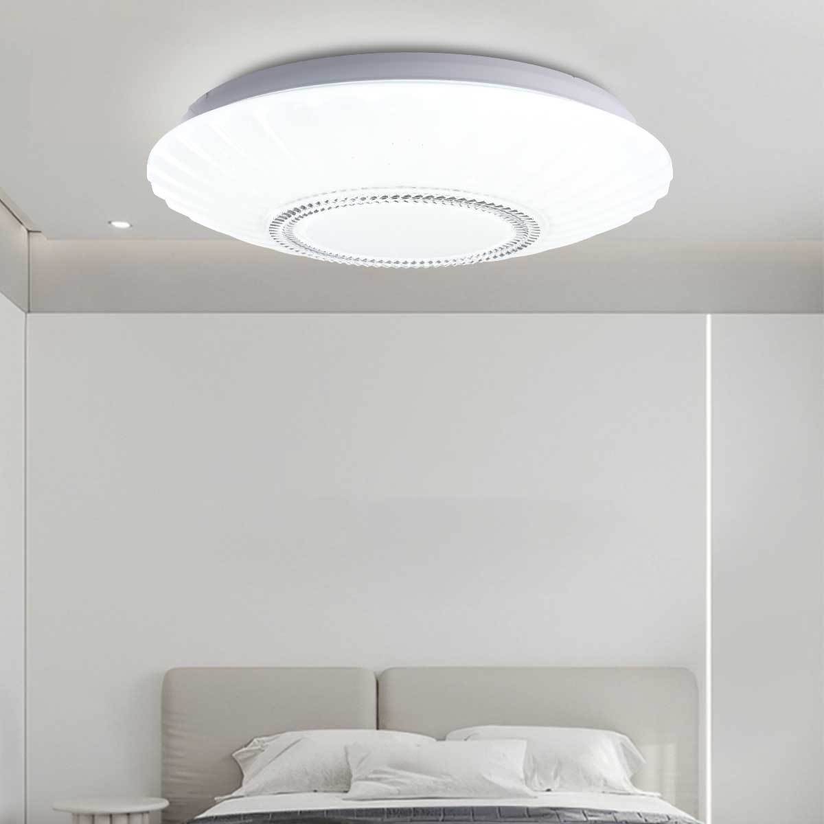 White Round Ultra Thin Plastic Led Light Cover Round Ceiling With Lights Home Indoor China Round Decoration Led Ceiling Light