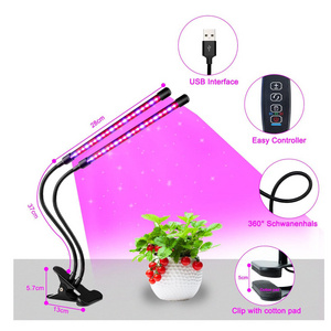 Euro Fresh Professional Lighting 4 Head LED Grow Light Full Spectrum Phytolamp Indoor Growth Lamp For Plants