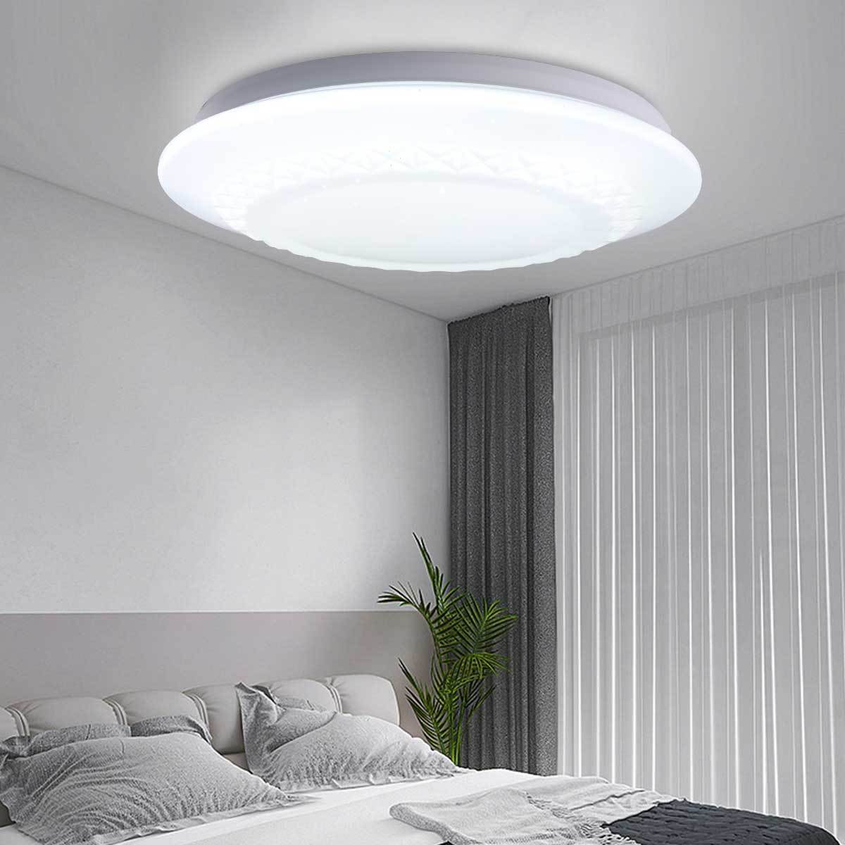 Modern Surface Mounted Bedroom Living Room Home Lighting Round  Black Ceiling Light,Led Ceiling Lamp,Led Ceiling LightPopular