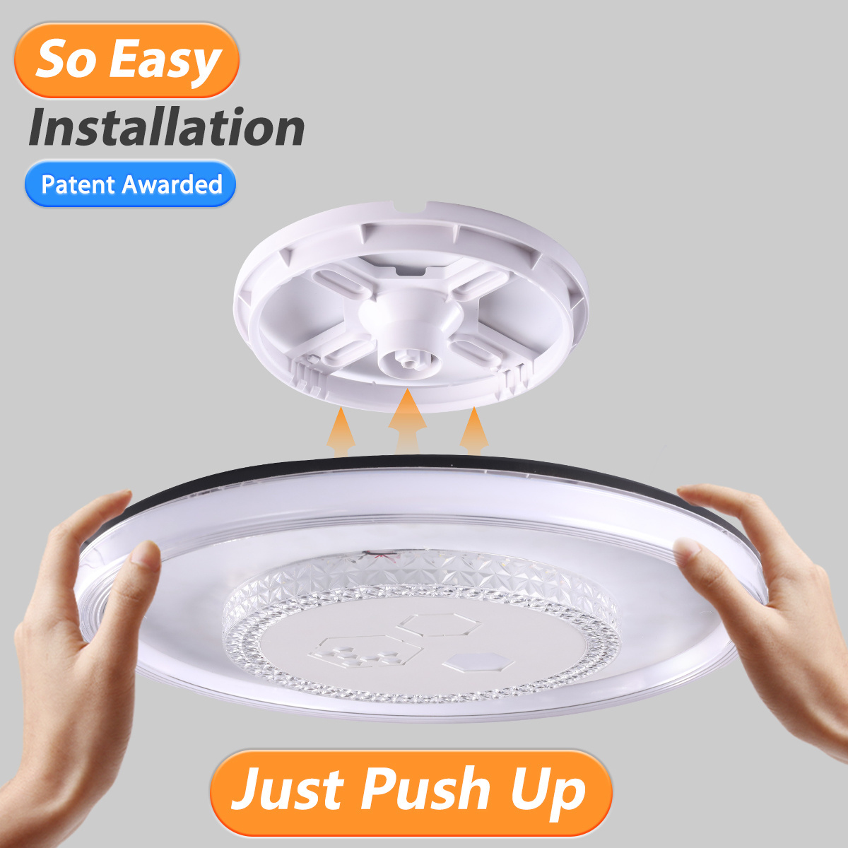 20w 15w 20w Indoor Bathroom Easy Waterproof Ceiling Light Quick Installation Fixture LED Ceiling Light Fixture