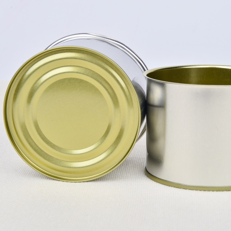 Customized Standard Empty Round Tin Can Size food grade Tin Cans For Nutrition Powder ketchup Packaging Empty Tin Cans