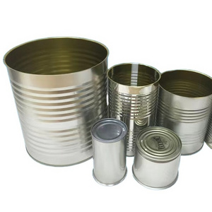 Customized Standard Empty Round Tin Can Size food grade Tin Cans For Nutrition Powder ketchup Packaging Empty Tin Cans